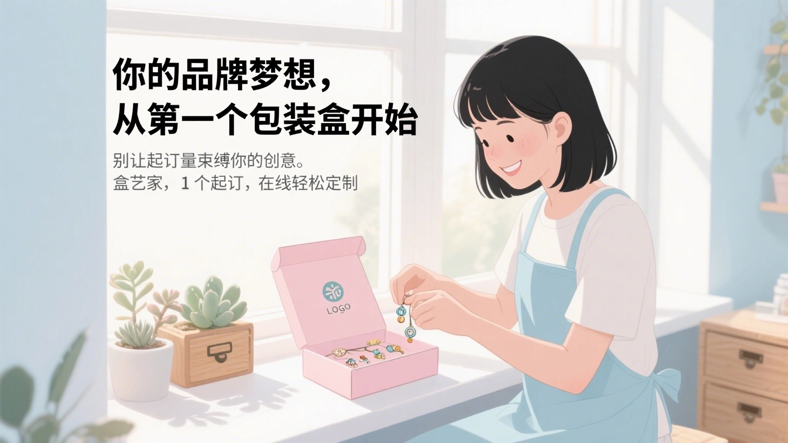 智盒工坊定制的精美品牌包装盒展示